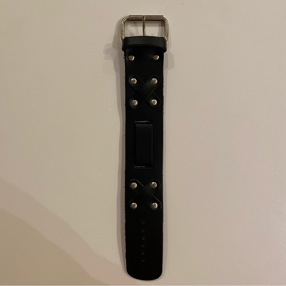 Vintage Leather Cuff Watch Bands Black - Picture 2 of 9